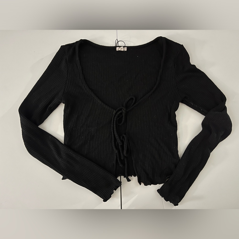 Garage Front Tie Long Sleeve